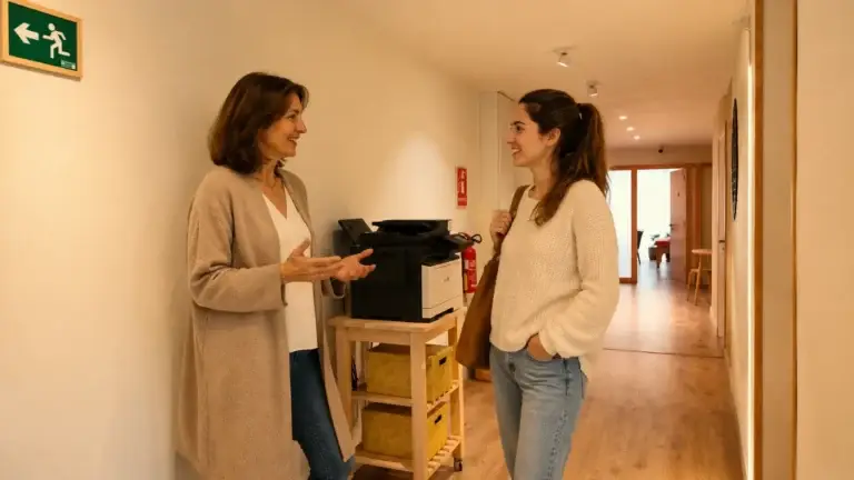 Psicòloga parlant amb una pacient al Fòrum de Salut