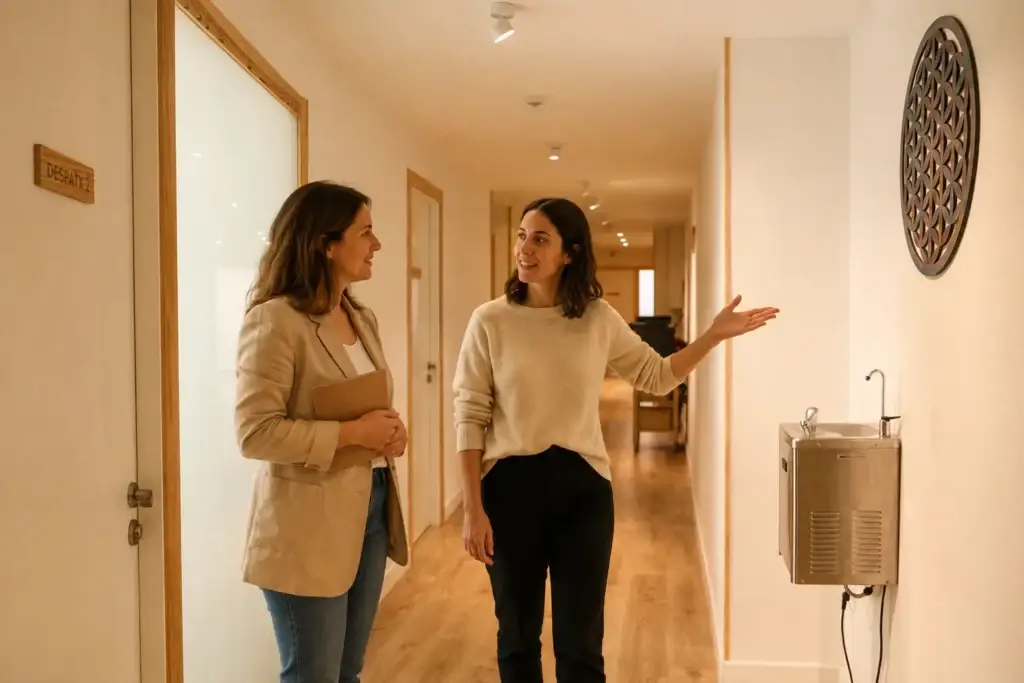 Visita al Fòrum de Salut per conèixer el centre i resoldre dubtes